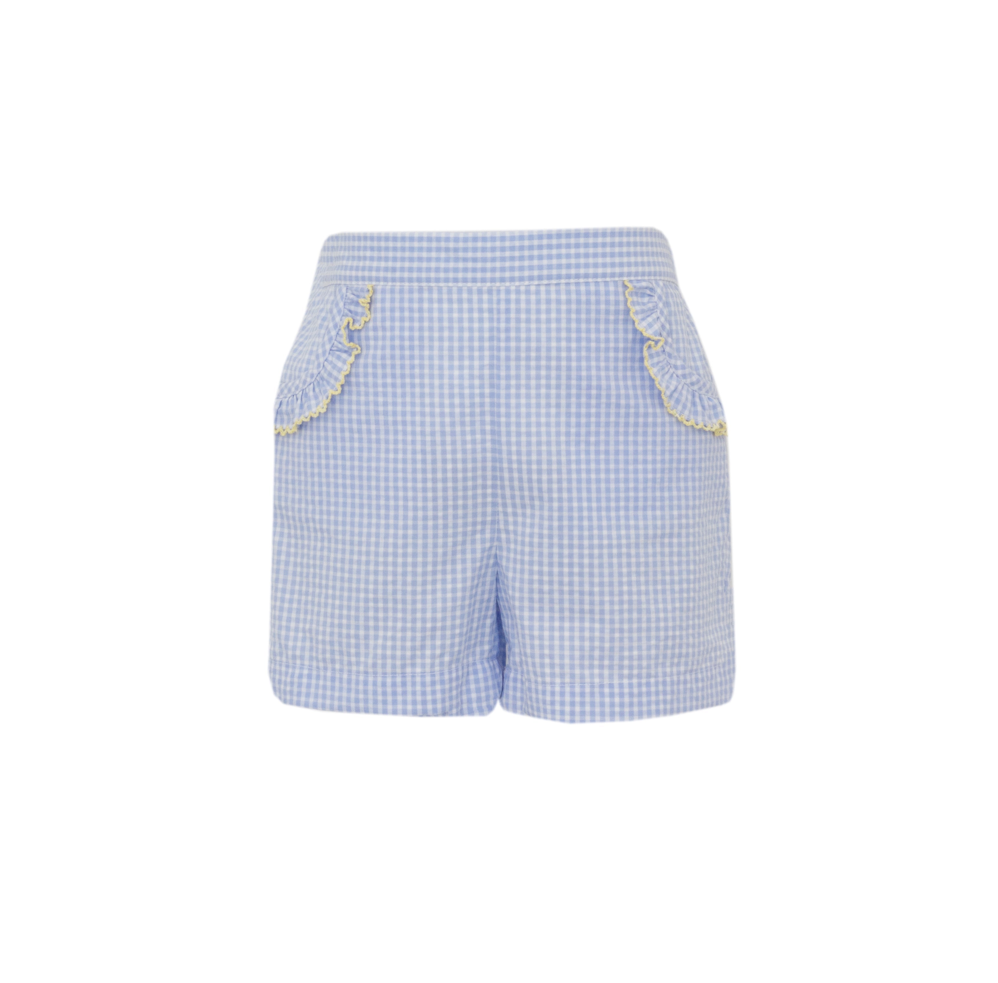 Shorts vichy fil à fil fille