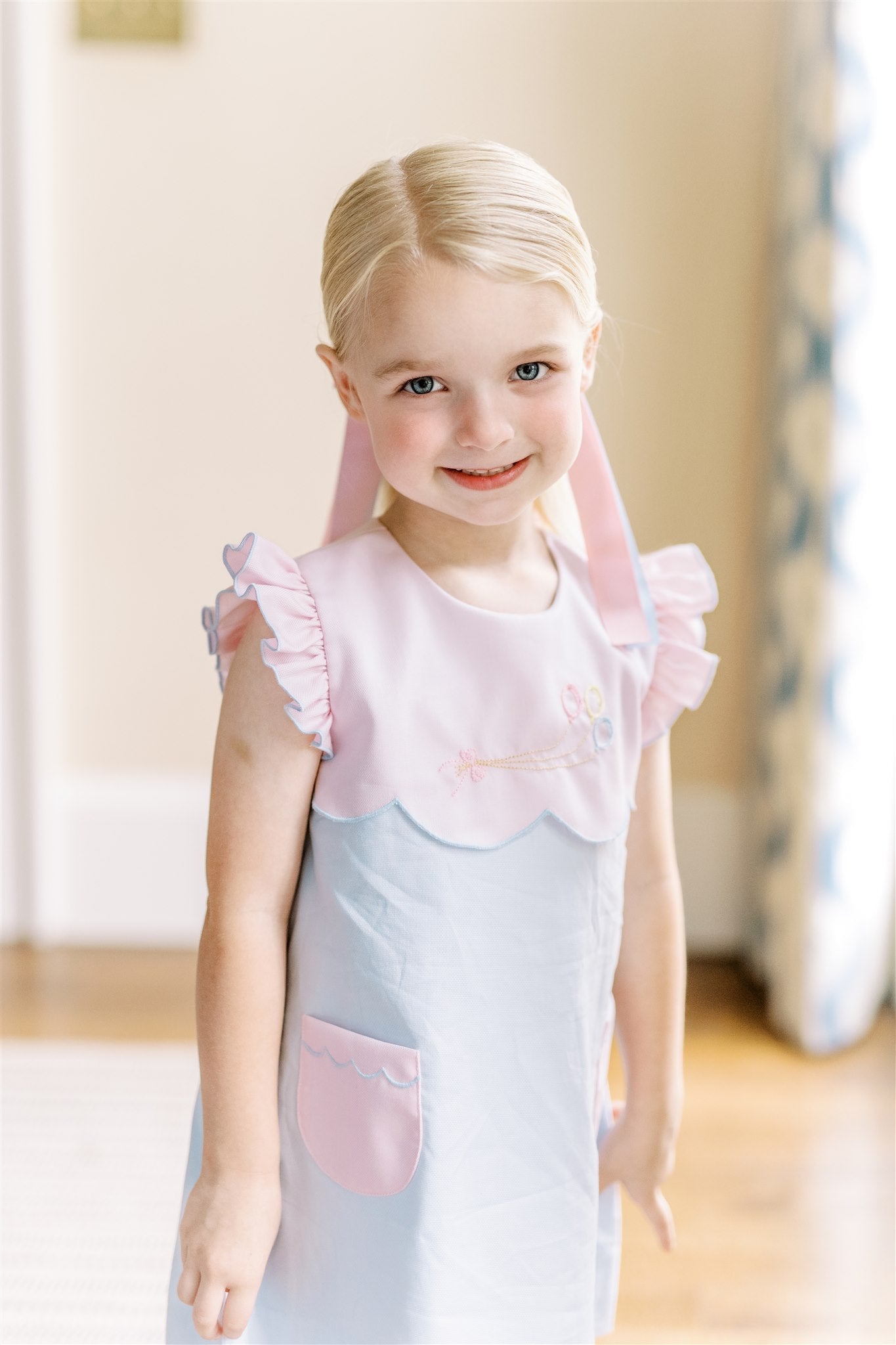 Robe Filles Ballons Anniversaire