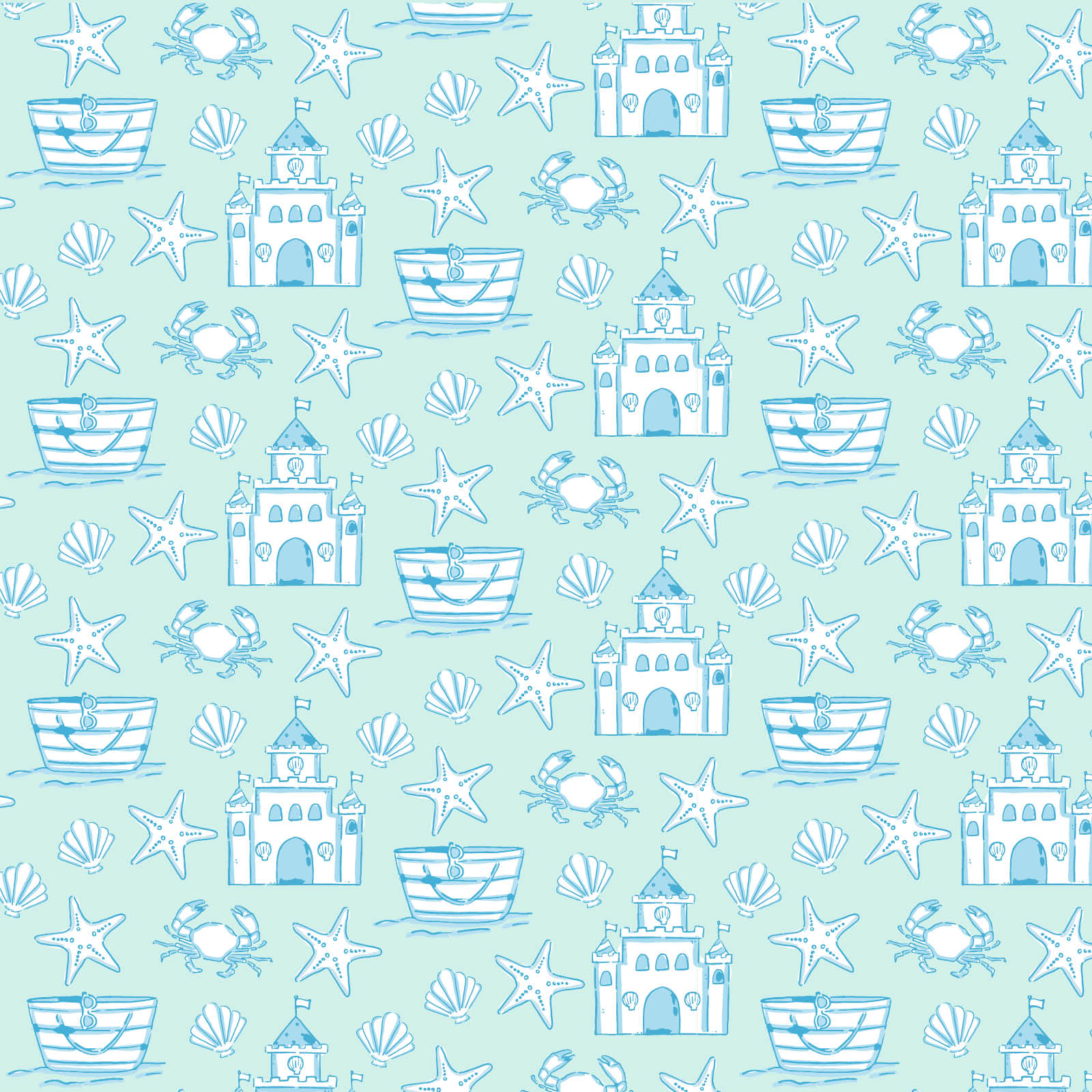 Robe Betsy Bleue Sandcastles