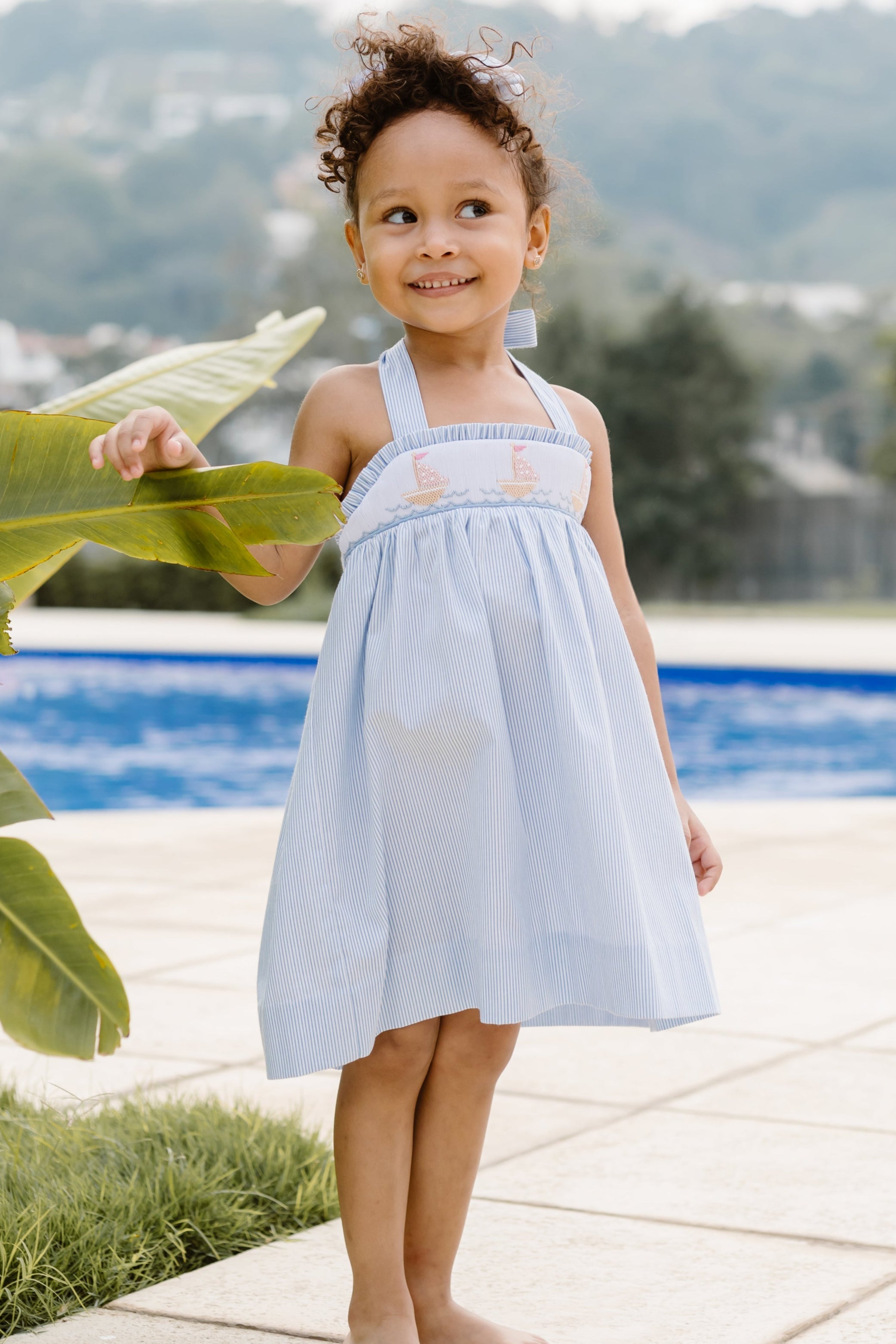 Robe Rayée Voilier Rachel Fille