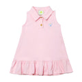 Robe de tennis en maille rose