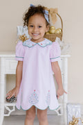 Robe Kendall rose pour sapin de Noël pour fille