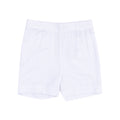 Short cycliste blanc pour fille
