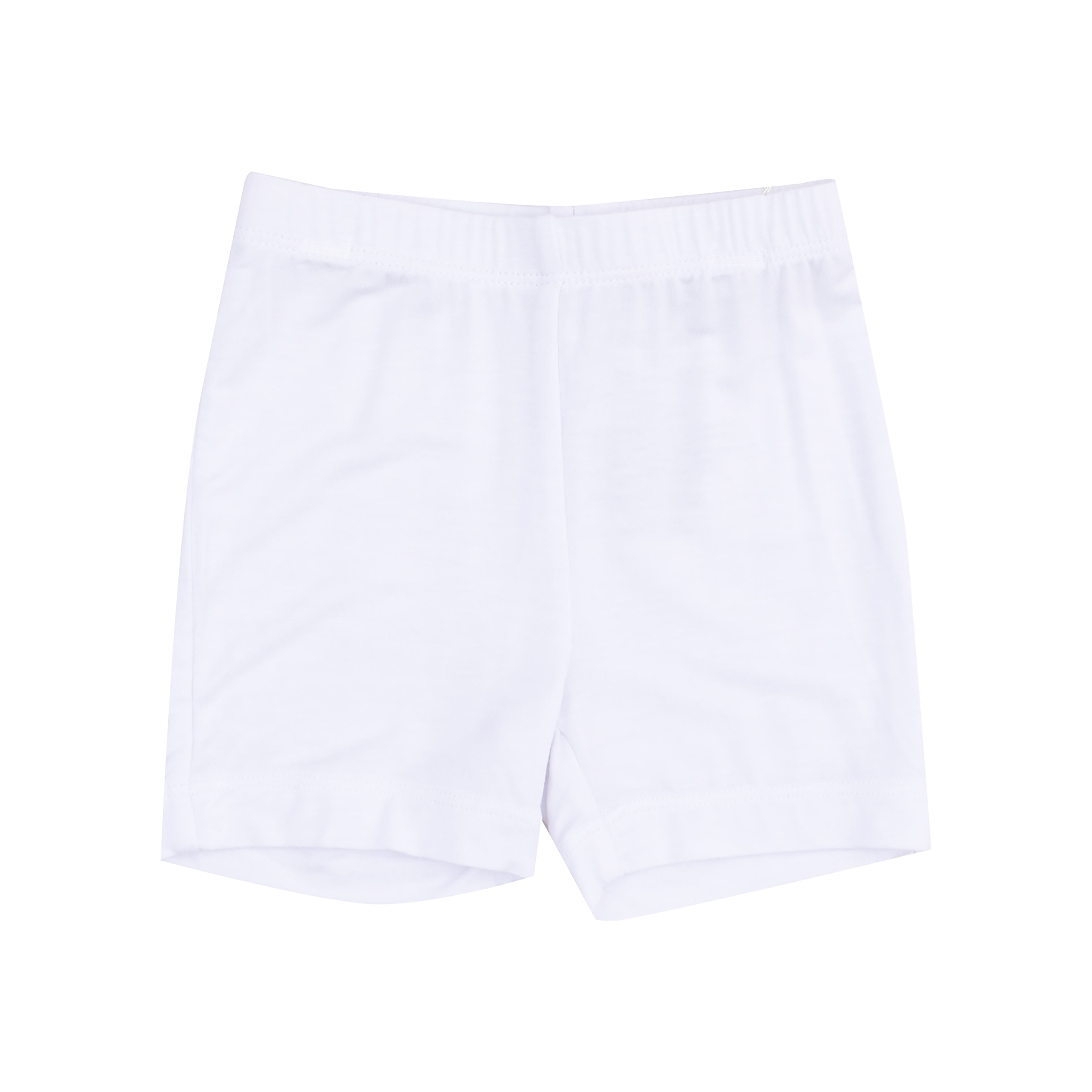 Short cycliste blanc pour fille